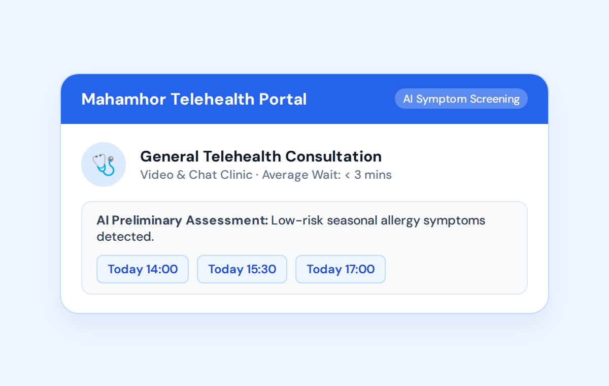 Mahamhor Telehealth Preview